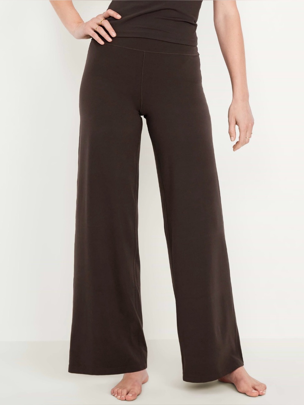 Old Navy Wide-Leg Pants in Dark Brown